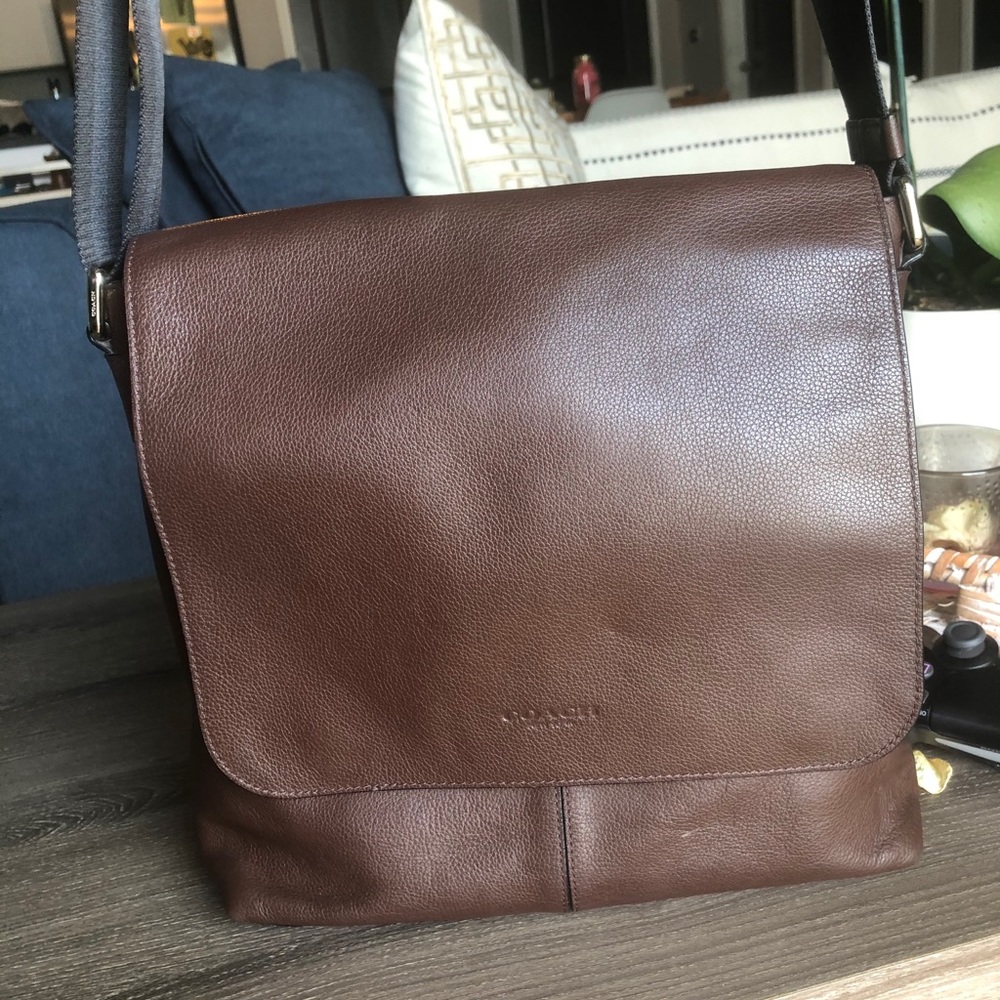 Coach men’s messenger bag.